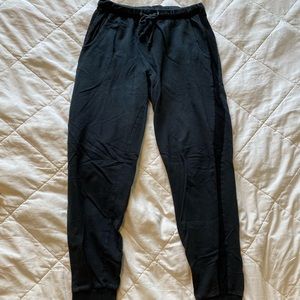 Black forever 21 mesh joggers